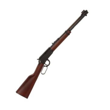 Henry H001Y Youth Lever Rifle 22 LR, Ambi, 16.125 in, Blued, Wood Stk, 12+1 Rnd, 1524-0015