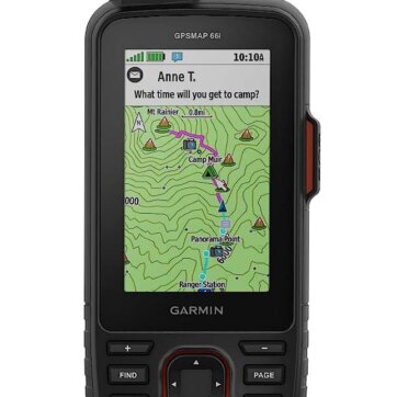 Garmin 010-02088-01 GPSMAP 66i button-operated GPS handheld, satellite communicator1, TopoActive map, inReach, 1381-0616