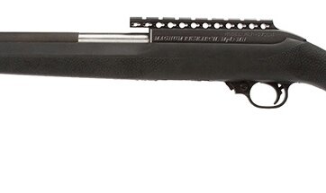 MAGNUM LITE .22WMR Graphite Hogue® OverMolded™ Rifle, N-MLR22WMH
