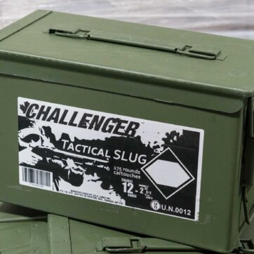 CHALLENGER 12GA. 2 3/4” Tactical slug 175 Pack, N-04150