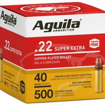 AGUILA .22LR SV SP 40 GR 500 rounds, N-1B221115