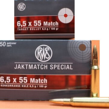 GECO 6.5×55 SWE Match 100 gr HP Match 50rds, N-2312200