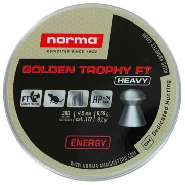 NORMA GOLDEN TROPHY FT 177/ 4.5MM 300 Pellets 50 rd box, N-2411403