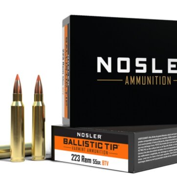 NOSLER 223 Remington55GR BALLISTIC TIP (20 CT.), N-61025