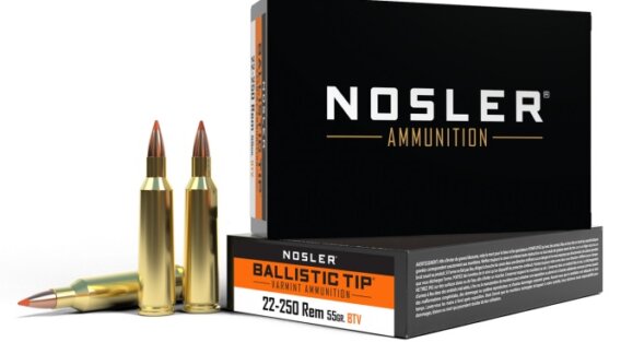 NOSLER 22-250 Remington55GR BALLISTIC TIP (20 CT.), N-61034
