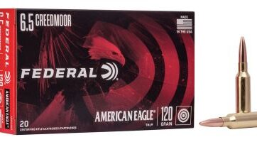 Federal 6.5 CREEDMORE 120GR AMERICAN EAGLE TMJ, N-AE65CRD3