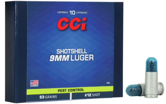 CCI 9MM LUGER SHOTSHELL, N-3790