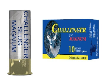 CHALLENGER (00200) 12GA. 2 3/4” SLUGS (10PCS), N-CH12SLUGS