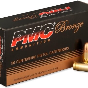 PMC 9x19MM LUGER 124GR TMJ 50RDS NON TOX PRIMER, N-PMC9EMG
