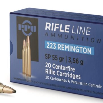 PRVI Rifle Ammo 223 RemingtonSP 55gr 20 ROUNDS, N-A132