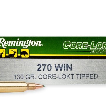 Remington270 WIN 130GR CORE-LOKT TIPPED, N-RT270WA