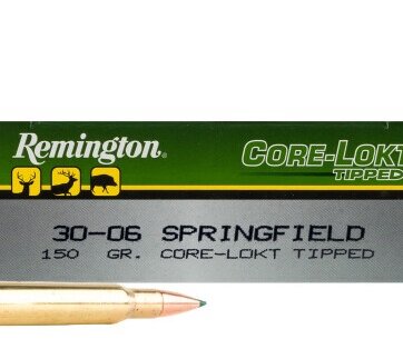 Remington30-06 SPRG 150GR CORE-LOKT TIPPED, N-RT3006A