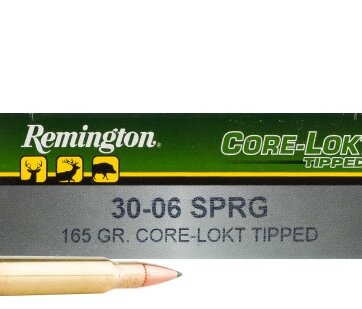 Remington30-06 SPRG 165GR CORE-LOKT TIPPED, N-RT3006B