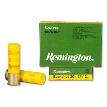 RemingtonEXP BUCKSHOT 20GA 2 3/4” #3, N-20B3