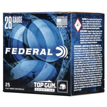 Federal TOP GUN SPORTING 28GA 2 3/4” 3/4OZ #9 1330 FPS, N-TGS28219