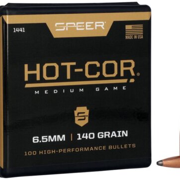 Speer 1441 Rifle Hunting Hot-Cor Bullets, 264-140-GR SPITZER SP, 100 Ct (114661), 1508-1140