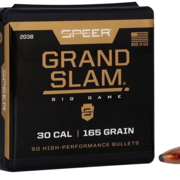 Speer 2038 Rifle Hunting Grand Slam Bullets, 308-165-GR SP, 50 Ct, 1508-0003