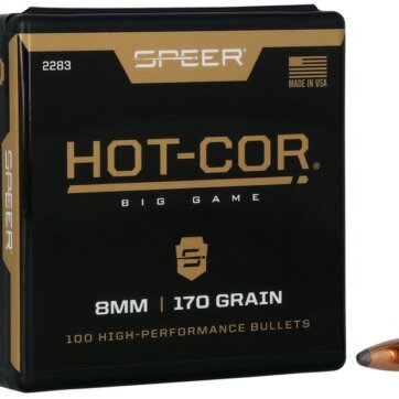 Speer 2283 Rifle Hunting Hot-Cor Bullets, 323-170-GR SEMI SPTZ SP, 100 Ct, 1508-0430