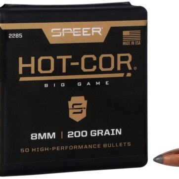 Speer 2285 Rifle Hunting Hot-Cor Bullets, 323-200-GR SPTZ SP, 50 Ct, 1508-1142