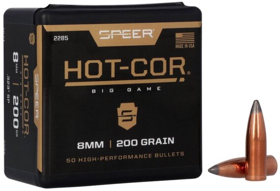 Speer 2285 Rifle Hunting Hot-Cor Bullets, 323-200-GR SPTZ SP, 50 Ct, 1508-1142