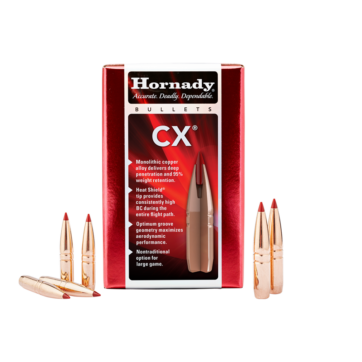 Hornady 30738 CX Bullets, 30 CAL .308 190 GR 1-10"50Rnd, 0953-2439