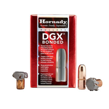 Hornady 4507 Dangerous Game Rufle Bullets .458 Cal 500Gr DGX FMJ 50Rnd, 0953-0041