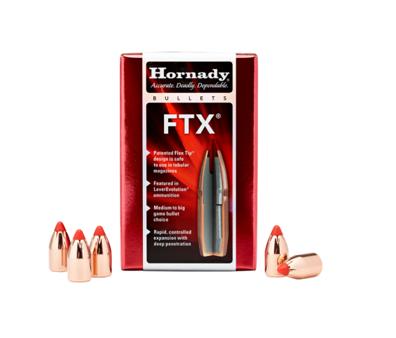 Hornady 45015 FTX Flex Tip Rifle Bullets 45 .458 325Gr FTX 50Rnd, 0953-0929