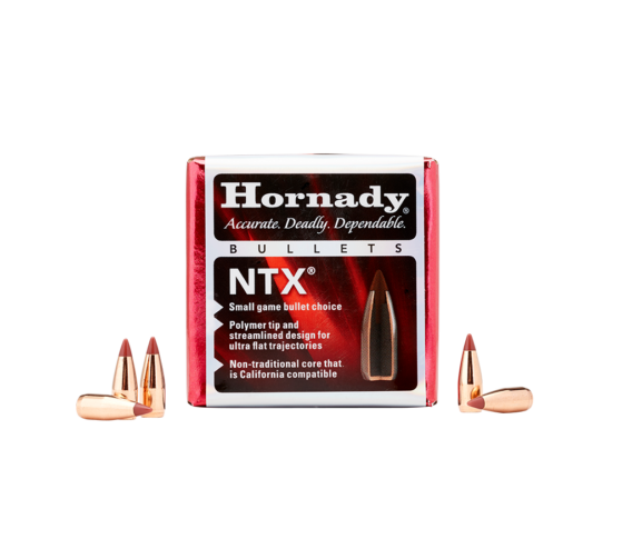 Hornady 17016 NTX, Reloading Bullets, 17 Cal, .172, 15.5 Gr, 100 Boxed, 0953-2274