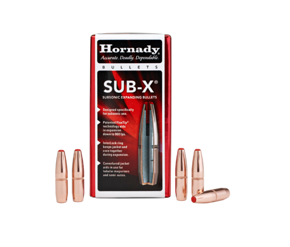 Hornady 30718 Sub-X Bullets 30 Cal .308 175 Gr Sub-X, 0953-2576
