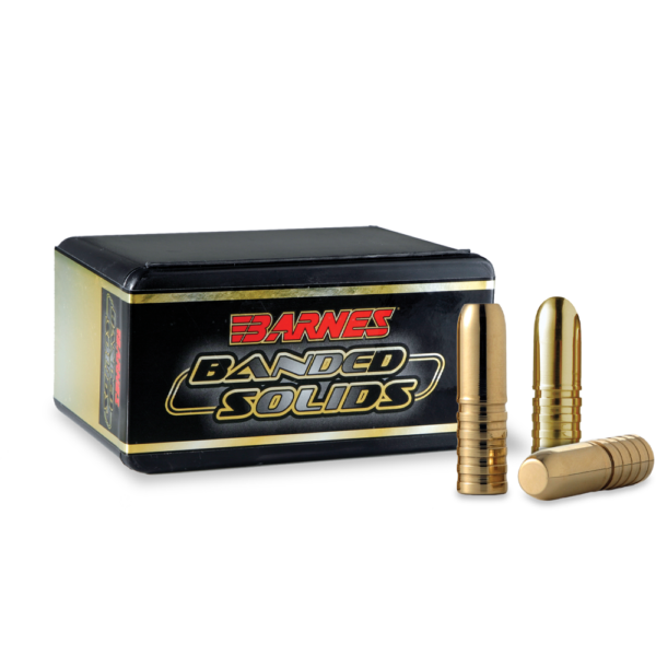 Barnes 30791 BANDED SOLIDS Reloading Bullets 458 CAL 450Gr. BND SLD RN ,Box of 20, 1211-0501