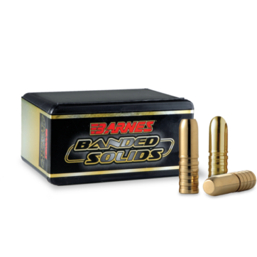 Barnes 30467 BANDED SOLIDS Reloading Bullets 9.3MM 286Gr. BND SLD RN ,Box of 50, 1211-0494