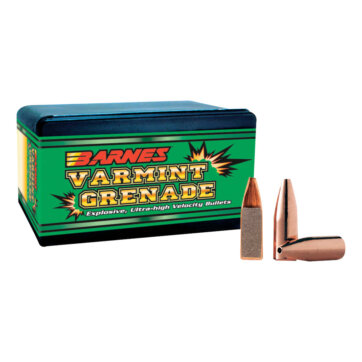 Barnes 30094 Varmint Grenade Reloading Bullets 20 CAL 26Gr. Varmint Grenade FB ,Box of 250, 1211-0373