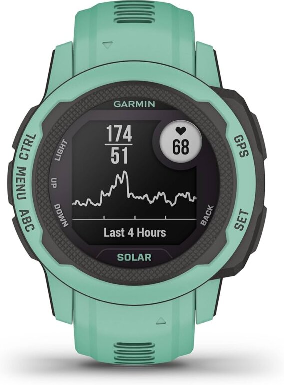 Garmin 010-02564-12 Instinct 2S Solar Watch, Neo Tropic, 1381-0732