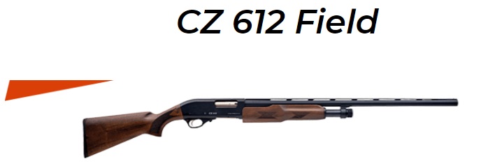 CZ-USA 612 FIELD 12ga-28” bbl, walnut stock, 3 choke tubes, N-6540