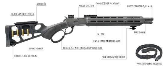 Chiappa 1892 AET TD WILDLAND .357 16.5″, N-920.444
