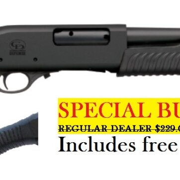 Charles Daly 301, 12GA­3” PUMP SHOTGUN, BLACK 18.5”, N-930.228B