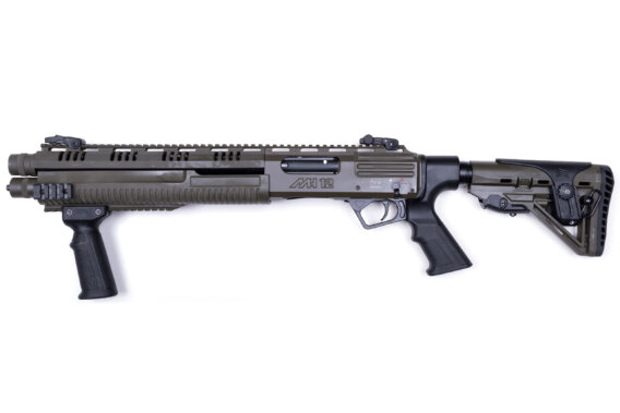 CD MH12 DOUBLE BARREL Pump 12GA 14” OD GREEN, N-930.299