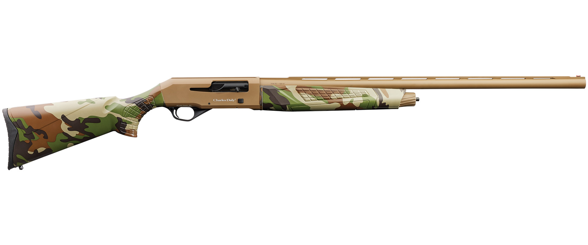 Charles Daly 12GA 601 SEMI, 28″ CAMO, N-930.328