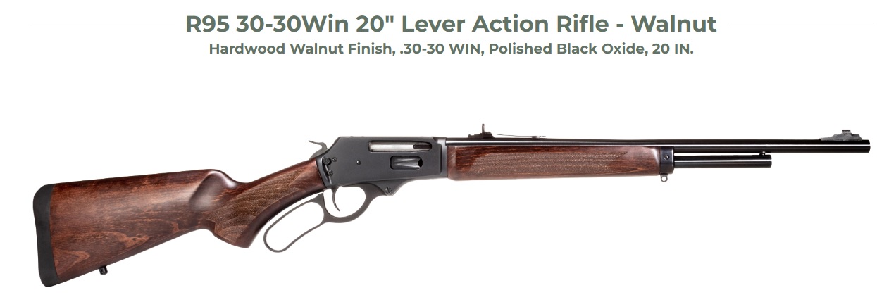 ROSSI R95 3030Win 20″ Hardwood Walnut Finish, N-953030201
