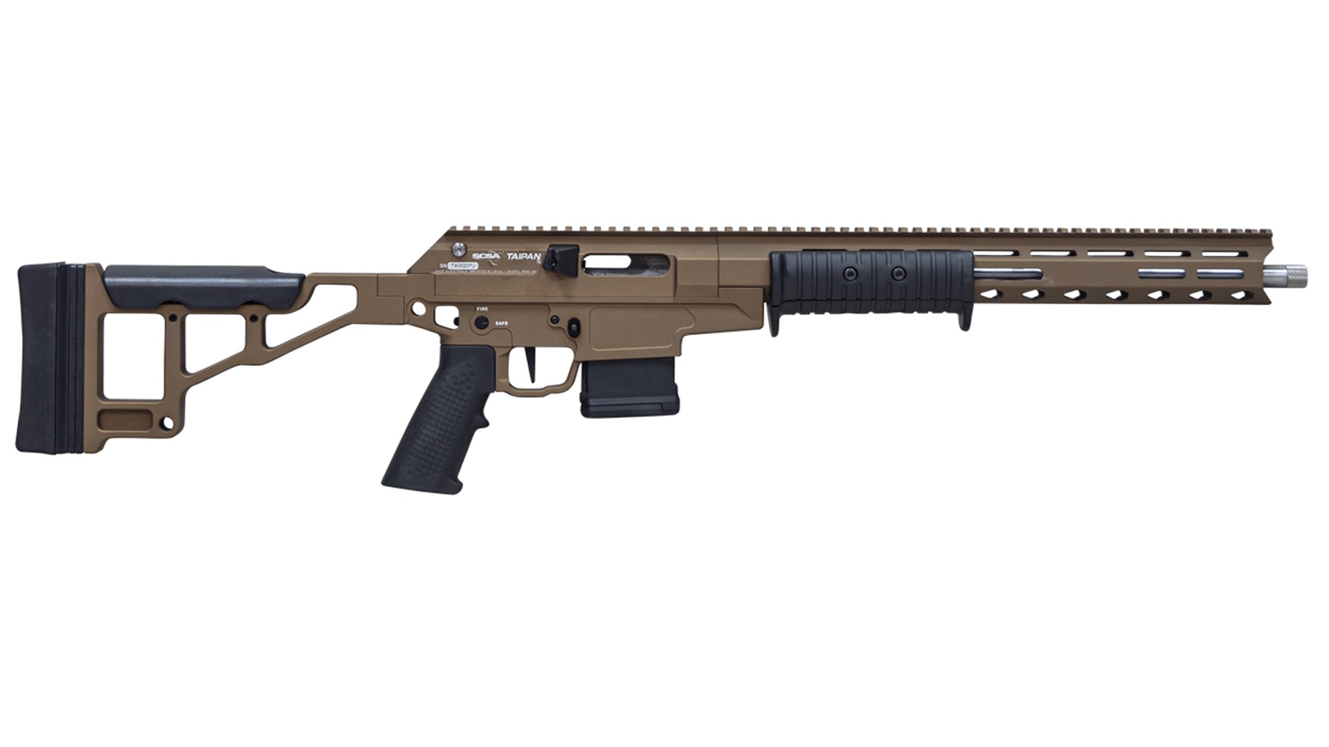 SCSA TAIPAN X c.300 BLK 16.5″ PUMP/STR PULL FDE, N-CITTPN300FDE