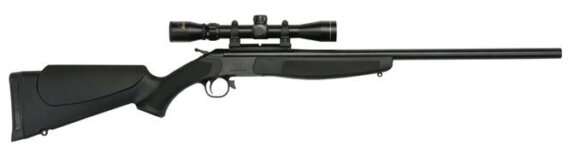CVA SCOUT BLUED/BLACK – .45-70 — KONUS 3-9X32, N-CR4806SC