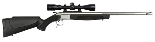 CVA SCOUT TD SS/BLACK .450 BUSHMASTER KONUSPRO 3-9X40 & CASE, N-CR4830SSC
