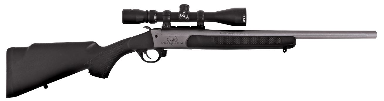 TRADITIONS OUTFITTER G3 SYN BLACK WITH 3-9X40 SCOPE MOUNTED, N-CR5-351130R
