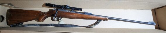 CZ BRNO MOD. 2 SCOPE COMBO USED GRADE B-C .22LR NO MAG, N-CZ-BRNO-2-NOMAGSC