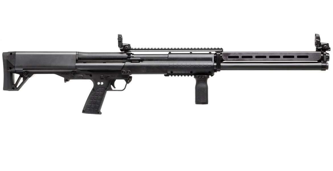 KELTEC KSG25 SGP 12GA PICATINNY MBUS SGTS 30.5″ SYN 20 RD, N-KELGKSG25BLK