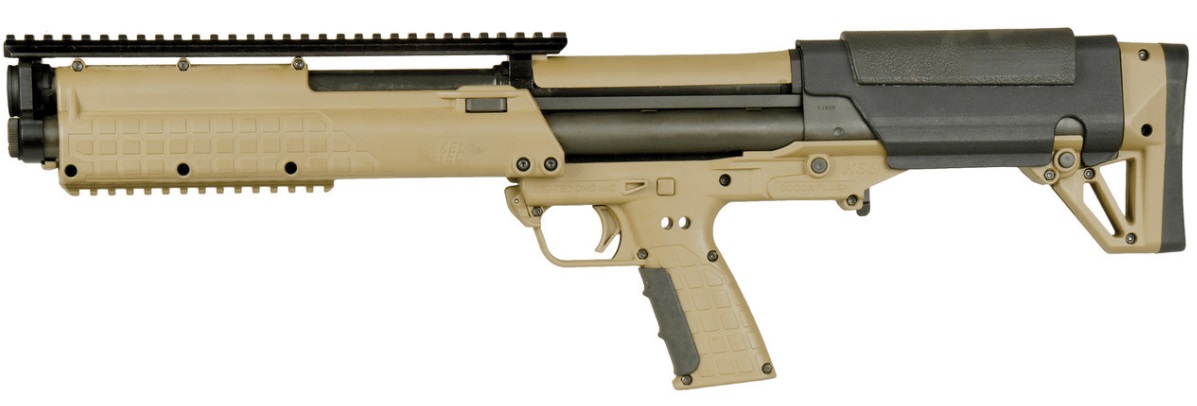 KELTEC KSG 12GA. PUMP ACTION SHOTGUN NON RESTR. 18.5” brl, N-KELGKSGTAN