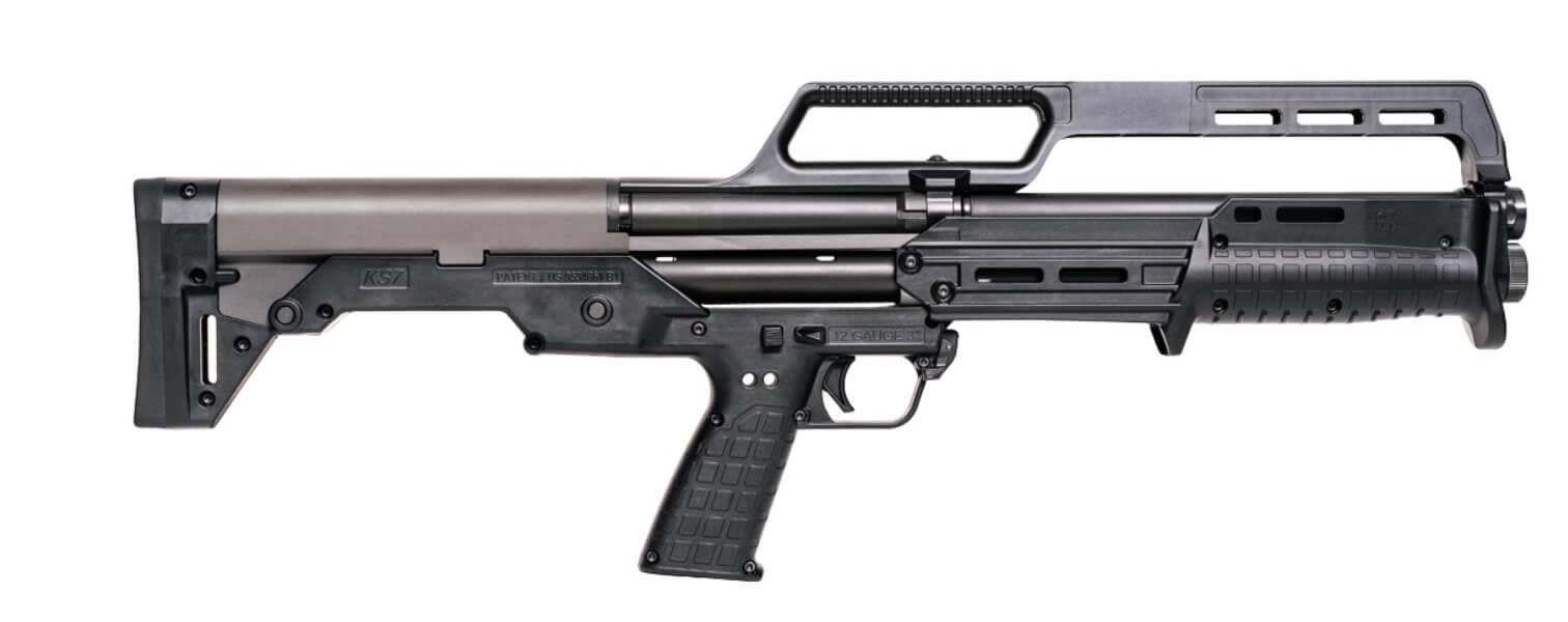KELTEC KS7 12GA. PUMP ACTION SHOTGUN NON RESTR. 18.5” brl, N-KELGKS7BLK
