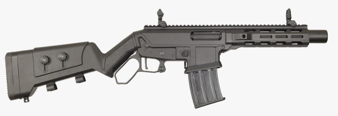 EGE ARMS LEVAR12S LEVER ACTION 10.6″ BLACK SYNTHETIC Shotgun, N-LEVAR12S-BLKSYN
