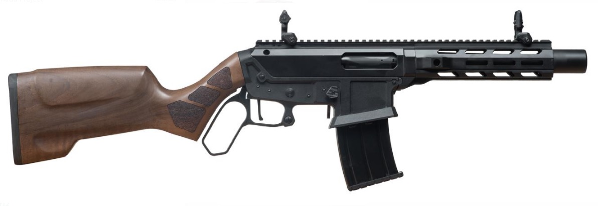 EGE ARMS LEVAR12S LEVER ACTION 10.6″ BLACK WALNUT Shotgun, N-LEVAR12S-WALNUT