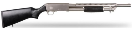 EGE ARMS PA37 12GA 3” 18.5” BRL, BLACK / NICKEL, N-PA37-BlkNickel